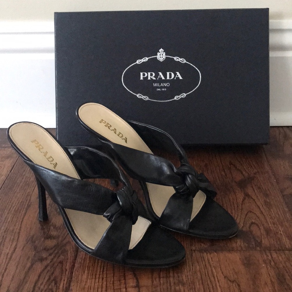 Prada black Sandal heel